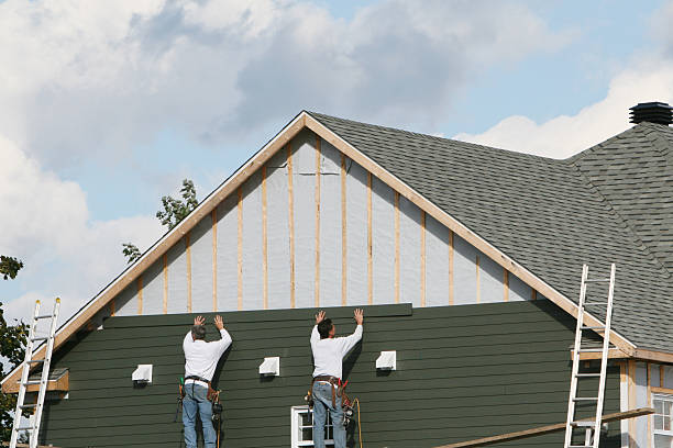 Professional Siding Repair technician working in Perrysville, OH
